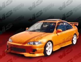 1992-1995 Honda Civic 2dr / 4dr Evolution Style Side Skirts by ViS - VIS-92HDCVC2DEVO-004
