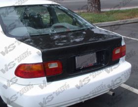 1992-1995 Honda Civic 2DR ViS OEM Carbon Fiber Trunk - VIS-92HDCVC2DOE-020C
