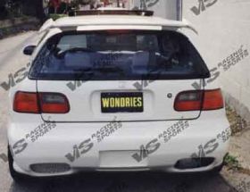 1992-1995 Honda Civic HB Kombat-1 Style Rear Bumper by ViS - VIS-92HDCVCHBKOM1-002