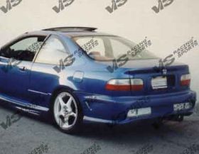 1992-1995 Honda Civic HB Kombat-2 Style Rear Bumper by ViS - VIS-92HDCVCHBKOM2-002
