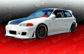 1992-1995 Honda Civic HB TSC3 Style Side Skirts by ViS - VIS-92HDCVCHBTSC3-004
