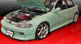 1992-1995 Honda Civic HB Wizdom Side Skirts by ViS - VIS-92HDCVCHBWZ-004