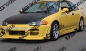 1992-1995 Honda Civic HB Z1-Boxer Side Skirts by ViS - VIS-92HDCVCHBZ1-004