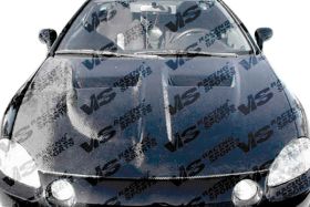 1993-1997 Honda Del Sol Xtreme GT Carbon Fiber Hood by ViS Racing - VIS-93HDDEL2DGT-010C