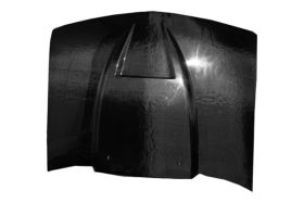 1994-2004 Chevy S10 Ram Air Carbon Fiber Hood by ViS Racing - VIS-94CHS102DRAM-010C