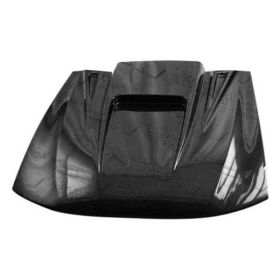 1994-1998 Ford Mustang ZD Style Carbon Fiber Hood by ViS Racing - 94FDMUS2DZD-010C
