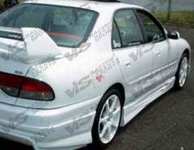 1994-1998 Mitsubishi Galant 4dr Invader Style Side Skirts by ViS - VIS-94MTGAL4DINV-004