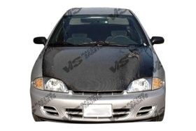 1995-2002 Chevy Cavalier 2DR/4DR OEM Carbon Fiber Hood by ViS Racing - VIS-95CHCAV2DOE-010C