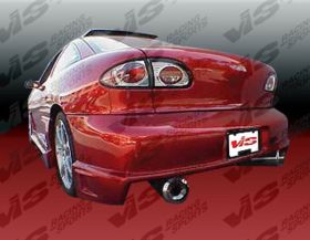 1995-1999 Chevy Cavalier 2dr / 4dr Striker Style Rear Bumper by ViS - VIS-95CHCAV2DSTR-002
