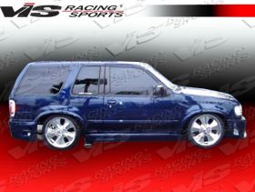 1995-2000 Ford Explorer Outcast Style Side Skirts by ViS - VIS-95FDEPR4DOC-004