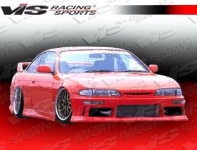 1995-1998 Nissan 240SX M-Speed Style Side Skirts by ViS - VIS-95NS2402DMSP-004