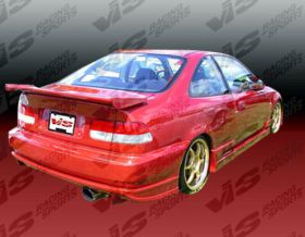 1996-2000 Honda Civic Ballistix Side Skirts by ViS - VIS-96HDCVC2DBX-004