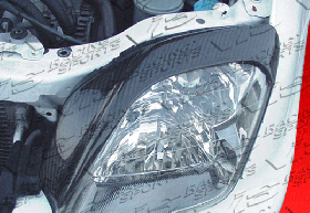 1997-2001 Honda Prelude 2dr Carbon Fiber Eye Lids by ViS - VIS-97HDPRE2DCUS-081C
