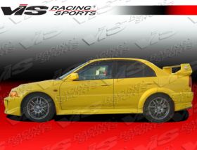 1997-2001 Mitsubishi Mirage EVO5 Style Side Skirts by ViS - VIS-97MTMIR2DEVO5-004