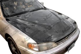 1997-2001 Toyota Camry Invader Carbon Fiber Hood by ViS Racing - VIS-97TYCAM4DVS-010C