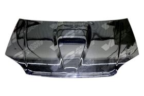 1998-2002 Honda Accord 2DR G Force Carbon Fiber Hood by ViS Racing - VIS-98HDACC2DGF-010C
