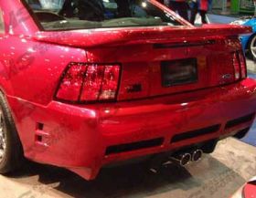 1999-2004 Ford Mustang Stalker Style Rear Bumper by ViS - VIS-99FDMUS2DSTK-002