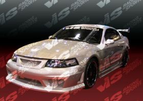 1999-2004 Ford Mustang V-Speed Style Side Skirts by ViS - VIS-99FDMUS2DVSP-004