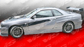 1999-2004 Nissan Skyline R34 2dr B Speed FRP Body Kit by ViS - VIS-99NSR342DBSP-099