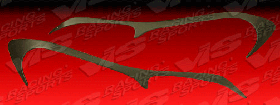 1999-2002 Nissan S15 2dr Techno R Carbon Fiber Eyelids by ViS - VIS-99NSS152DTNR-081C