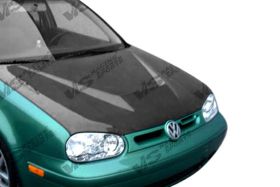 1999-2005 VW Golf 4 2DR/4DR Invader Carbon Fiber Hood by ViS Racing - VIS-99VWGOF2DVS-010C