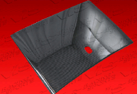 2009 2009 Honda Fit HB 5dr OEM Carbon Fiber Roof Cover by ViS - VIS-HDFIT4DOE-023C