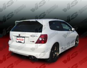 2002-2005 Honda Civic Si 2dr Type R Style Rear Lip by ViS - 02HDCVCHBTYR-012
