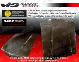 1999-2001 Cadillac Escalade Cowl Induction Fiberglass Hood - VIS-99CAESCDCI-010