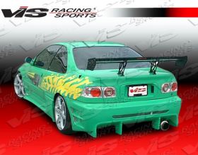 1992-1995 Honda Civic 2dr Wave Style Rear Bumper by ViS - 92HDCVC2DWAV-002
