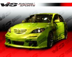 2004-2007 Mazda 3 HB Laser Front Bumper by ViS - VIS-04MZ3HBLS-001