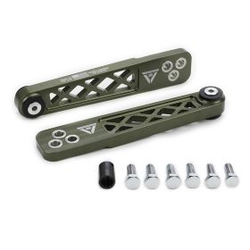 2002-2006 Acura RSX Base/Type-S VooDoo13 Rear Lower Control Arms Hard Anodize Green - LOAC-0300HG