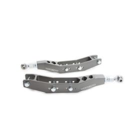 2008-2011 Subaru Impreza WRX/WRX STI VooDoo13 Rear Lower Control Arms Gunmetal Hard Anodize Clear - LOSU-0100HC