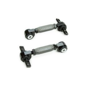 1989-1991 Honda CRX VooDoo13 Rear Camber Arms Gunmetal Hard Anodize Clear - RCHN-0200HC