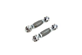 1992-2001 Acura Integra GS-R VooDoo13 Rear Toe Rods Gunmetal Hard Anodize Clear - TOHN-0200HC