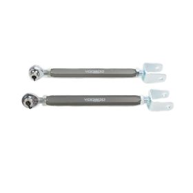 1991-1993 Nissan 240sx Base VooDoo13 Rear Toe Rods Gunmetal Hard Anodize Clear - TONS-0100HC