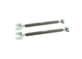 2005 Nissan 350z 35th Aniv VooDoo13 Rear Toe Rods Gunmetal Hard Anodize Clear - TONS-0300HC