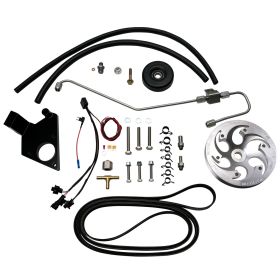 WCFab 2011-2016 LML Duramax Twin CP3 Kit with Raw Pulley - WCF100248 - Wehrli Custom Fabrication