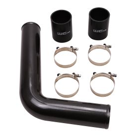 WCFab 2003-2007 5.9L Cummins Driver Side 3 Inch Replacement Intercooler Pipe Candy Purple Two Stage Powder Coating - WCF100359-CP - Wehrli Custom Fabrication
