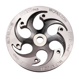 WCFab 2001-2016 Duramax Twin CP3 Pulley Deep Offset Raw Finish - WCF100429 - Wehrli Custom Fabrication