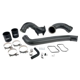 WCFab 2011-2016 LML Duramax Y-Bridge Kit Black Hammer Tone Single Stage Powder Coating - WCF100607-BHT - Wehrli Custom Fabrication
