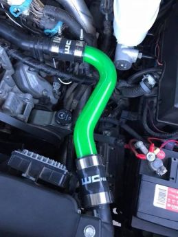 WCFab 2006-2010 LBZ/LMM Duramax Upper Coolant Pipe Illusion Purple Two Stage Powder Coating - WCF100622-IP - Wehrli Custom Fabrication