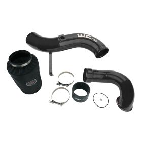 WCFab 2006-2007 LBZ Duramax 4 Inch Intake Kit Stage 2 Silver Artery Two Stage Powder Coating - WCF100638-SA - Wehrli Custom Fabrication