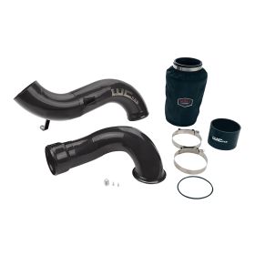 WCFab 2007.5-2010 LMM 4 Inch Intake Kit Stage 2 Grape Frost Two Stage Powder Coating - WCF100639-GF - Wehrli Custom Fabrication