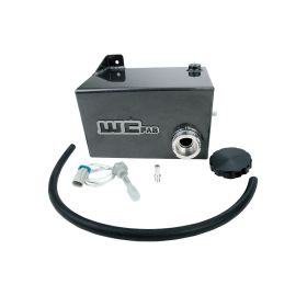 WCFab 2001-2006 LB7/LLY/LBZ Duramax OEM Placement Coolant Tank Kit Black Hammer Tone Single Stage Powder Coating - WCF100645-BHT - Wehrli Custom Fabrication