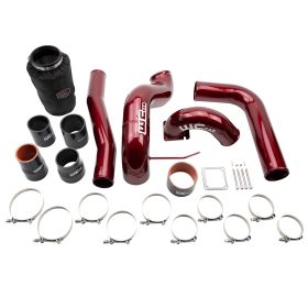 WCFab 2003-2007 5.9L Cummins High Flow Intake Bundle Kit Sparkle Granny Smith Two Stage Powder Coating - WCF100680-SGS - Wehrli Custom Fabrication