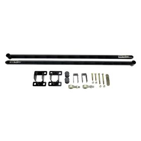 WCFab 2011-2019 Duramax RCLB/CCSB/ECSB 60 Inch Traction Bar Kit Cat Yellow Single Stage Powder Coating - WCF100851-CAT - Wehrli Custom Fabrication