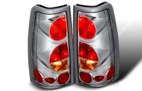 1999-2006 Chevy Silverado Altezza Tail Lights - Chrome/Clear - WJ20-0004-01