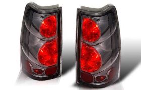 1999-2006 Chevy Silverado Altezza Tail Lights - Chrome/Smoke - WJ20-0004-02
