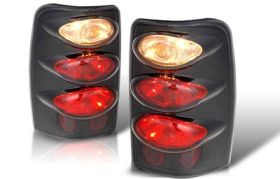 2000-2006 Chevy Tahoe/Suburban Euro Taillights - Black/Smoke - WJ20-0005-05
