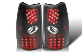 1999-2006 Chevy Silverado Black/Smoke LED Taillights - WJ20-0006-05